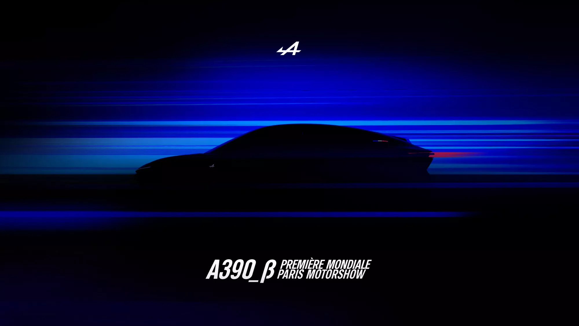 A390_β : Alpine présentera le show-car de son tout premier sport fastback électrique