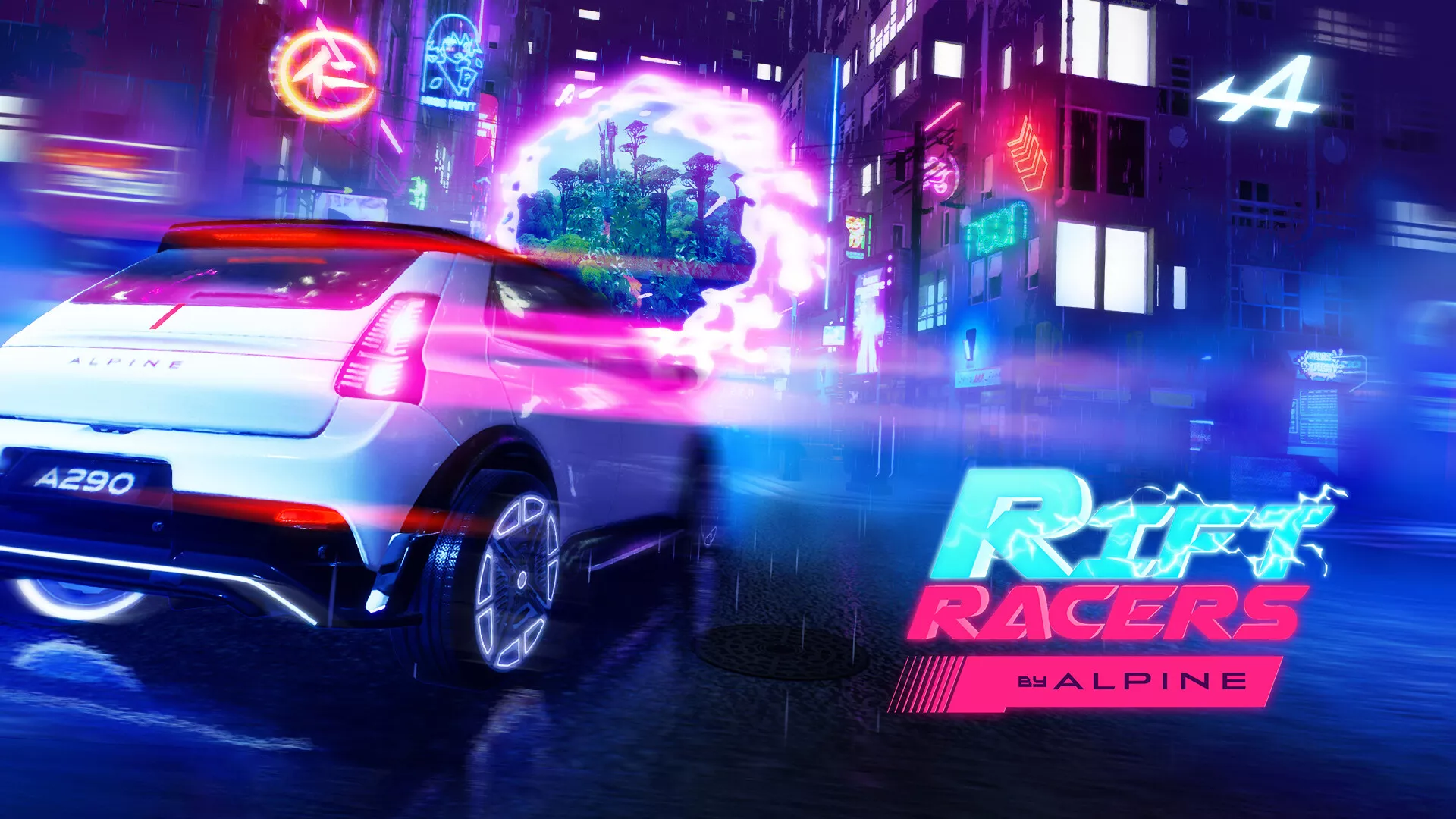 Alpine lance l’expérience « Rift Racers » avec l’A290 sur Fortnite